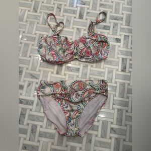 Colorful Paisley Bikini Set